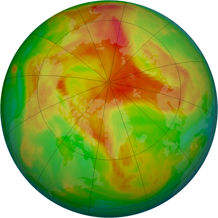 Arctic ozone map for 04 May 1999